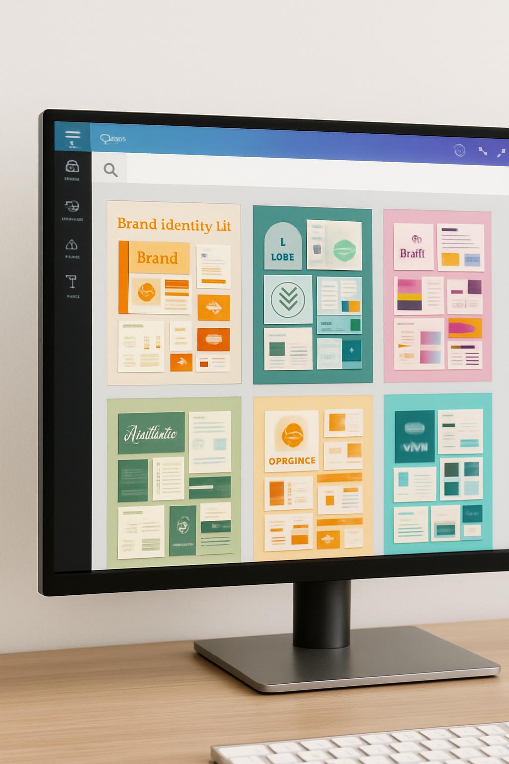 Connect a monitor to a computer so that the image on the screen can be accessed.